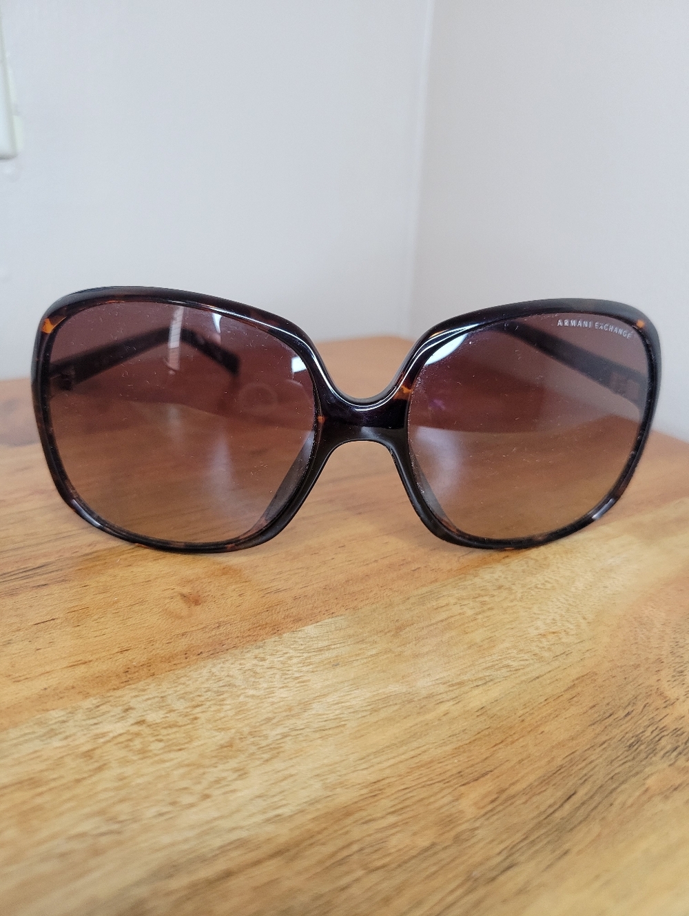Armani Exchange AX208/S V08 Oversized Brown Tortoise Shell Sunglasses‎ 60-17 130